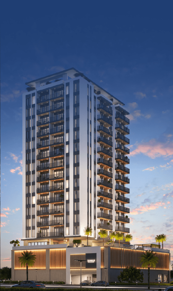 Sunvale luxury apartment exterior and surroundings